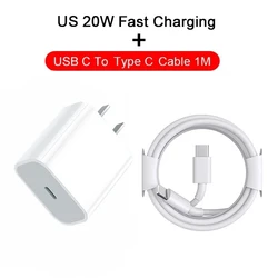 מתאם חשמלי מהיר 20W PD USB-C לאייפון 14 13 12 11 Pro Max עם טעינה מהירה מסוג USB Type C לקיר X XS XR 7 8 6 Plus כבל