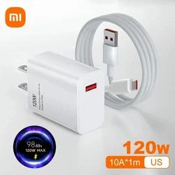 המקורי xiaomi 120w מטען מהיר מטען מהיר eu מתאם חשמל עבור מיל 14 אולטרה 13t פרו 12s טלפון drmi k70 k60 k60 טלפון