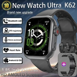 עבור Apple Watch Ultra 2 1000 mAh שעון חכם לגברים ונשים 1.85 אינץ 'HD מסך מגע מלא IP68 עמיד למים שיחת בלוטות' שעון חכם