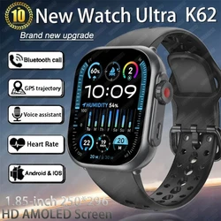 עבור Apple Watch Ultra 2 1000 mAh שעון חכם לגברים ונשים 1.85 אינץ 'HD מסך מגע מלא IP68 עמיד למים שיחת בלוטות' שעון חכם