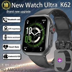 עבור Apple Watch Ultra 2 1000 mAh שעון חכם לגברים ונשים 1.85 אינץ 'HD מסך מגע מלא IP68 עמיד למים שיחת בלוטות' שעון חכם