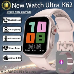 עבור Apple Watch Ultra 2 1000 mAh שעון חכם לגברים ונשים 1.85 אינץ 'HD מסך מגע מלא IP68 עמיד למים שיחת בלוטות' שעון חכם