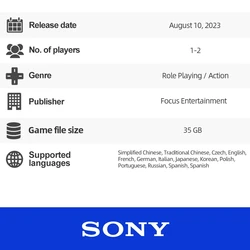 הצעות משחק Sony PlayStation 5 PS5 - Atlas Fallen - גרסה אירופית 100% רשמית כרטיס משחק פיזי מקורי ל-PlayStation 5 PS5